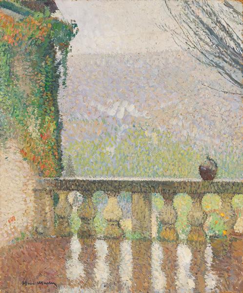 Angle nord-ouest de la terrasse de Marquayrol