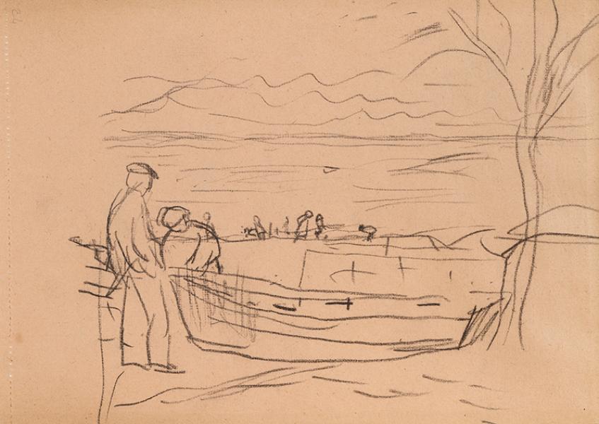 La pêche, Arcachon, circa 1920