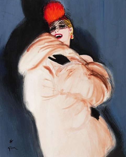 Emmitouflée dans son manteau